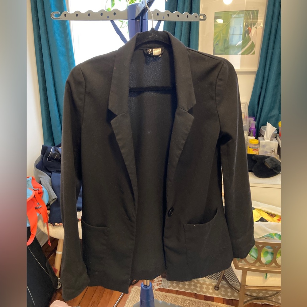 H&M Divided Casual Blazer - Black - SIZE 4